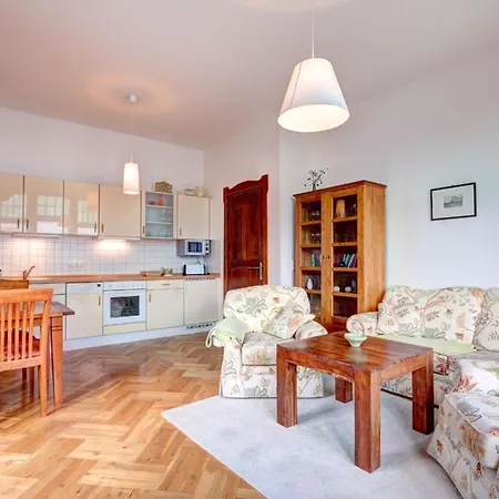 Ahlbeck, Medici - Seitlicher Meerblick Villa